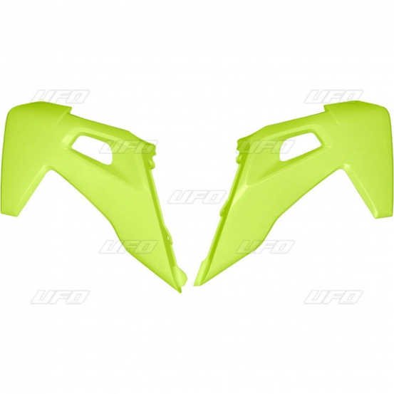 Ouies de radiateurs - Jaune Fluo - UFO Husqvarna TC FC 2019-2022 / TE FE 2020-2023