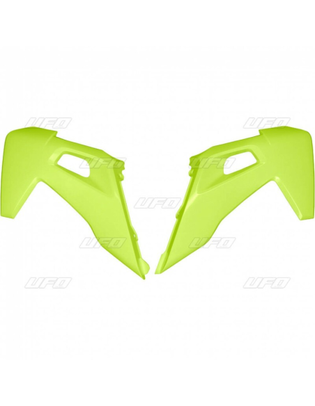 Ouies de radiateurs - Jaune Fluo - UFO Husqvarna TC FC 2019-2022 / TE FE 2020-2023