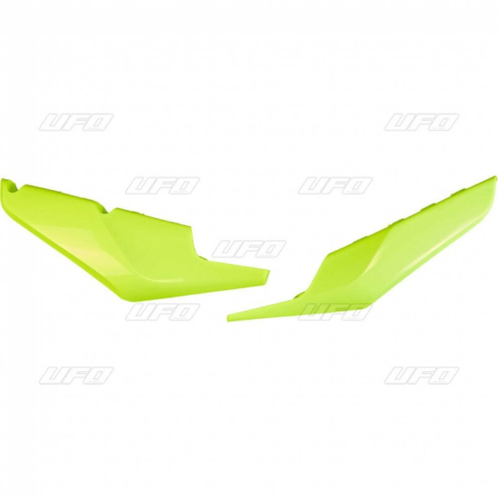 Plaques latérales basses - Jaune Fluo - UFO Husqvarna TC FC 2019-2022