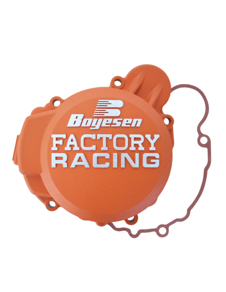 Couvercle carter d'allumage BOYESEN Orange HUSQVARNA 250 TC 2014 - 2016