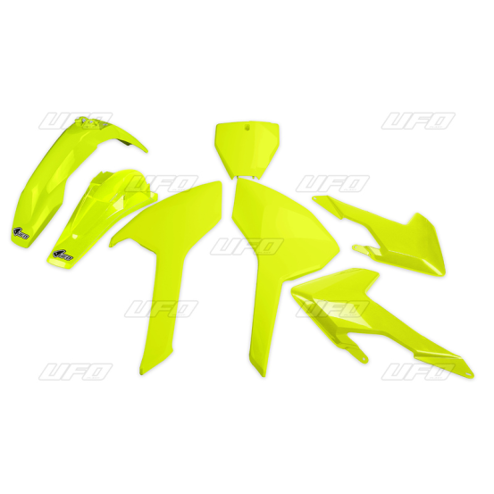 KIT PLASTIQUES - Jaune Fluo - UFO HUSQVARNA TC FC 2016-2018