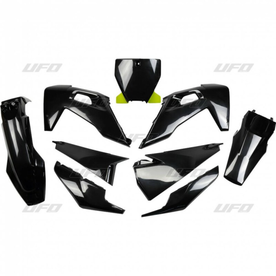 Kit plastiques - Noir - UFO Husqvarna TC FC 2019-2022
