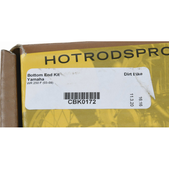 Vilebrequin HOT RODS + Roulements et joints moteur YAMAHA WR 250 F
