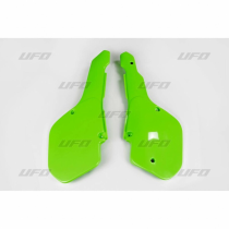 Plaques latérales - Vert - UFO Kawasaki 125 250 500 KX 1987