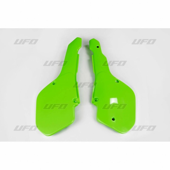 Plaques latérales - Vert - UFO Kawasaki 125 250 500 KX 1987