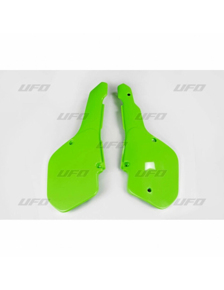 Plaques latérales - Vert - UFO Kawasaki 125 250 500 KX 1987