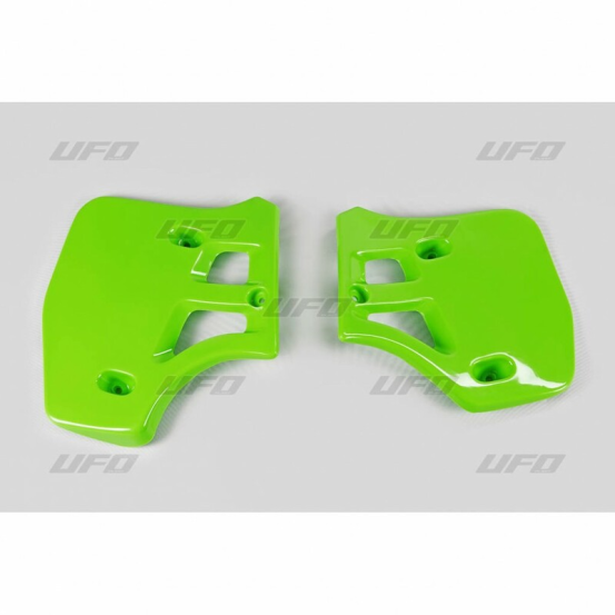 Ouies de radiateur - Vert - UFO Kawasaki 250 KX 1988-1989 / 500 KX 1988-2001