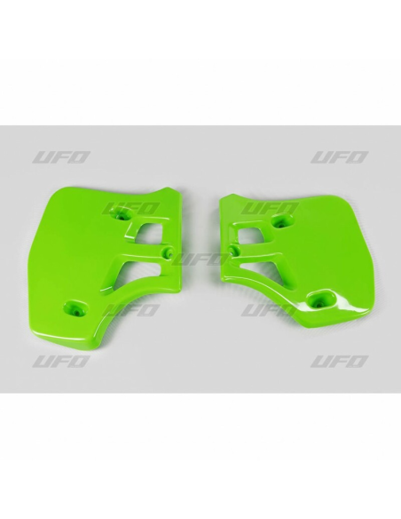 Ouies de radiateur - Vert - UFO Kawasaki 250 KX 1988-1989 / 500 KX 1988-2001