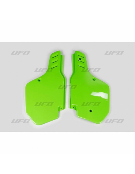 Plaques latérales - Vert - UFO Kawasaki 125 250 KX 1988-89 / 500 KX 1988-2001
