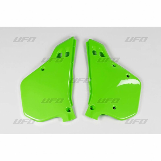 Plaques latérales - Vert - UFO Kawasaki 125 250 KX 1990-1991