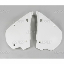 Plaques latérales - Blanc - UFO Kawasaki 80 KX 1991-1997