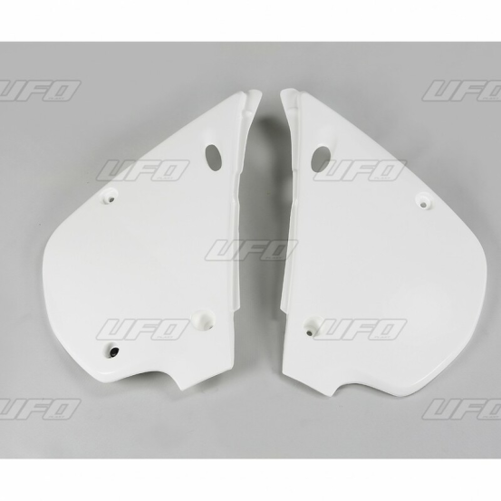 Plaques latérales - Blanc - UFO Kawasaki 80 KX 1991-1997