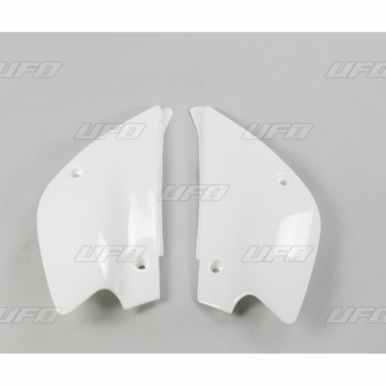 Plaques latérales - Blanc - UFO Kawasaki 80-85 KX 1998-2013