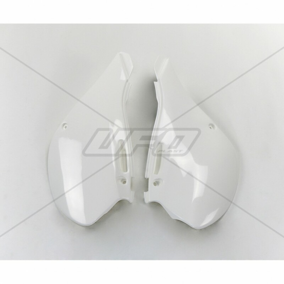 Plaques latérales - Blanc - UFO Kawasaki 125 250 KX 1999-2002
