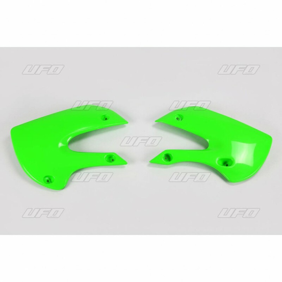 Ouies de radiateur - Vert - UFO Kawasaki 65 KX 2001-2013 / 110 KLX 2001-2009