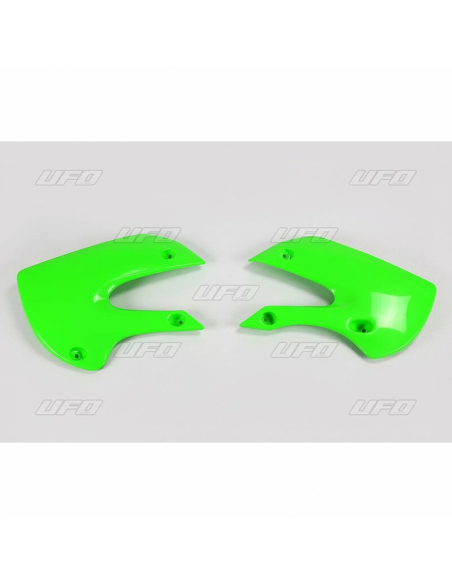 Ouies de radiateur - Vert - UFO Kawasaki 65 KX 2001-2013 / 110 KLX 2001-2009