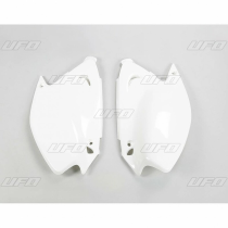 Plaques latérales - Blanc - UFO Kawasaki 125 250 KX 2003-2008