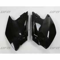 Plaques latérales - Noir - UFO Kawasaki 250 KXF 2006-2008