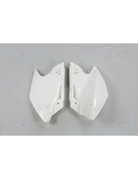 Plaques latérales - Blanc - UFO Kawasaki 250 KXF 2006-2008