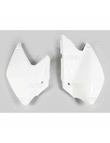 Plaques latérales - Blanc - UFO Kawasaki 450 KLXR 2008-2012