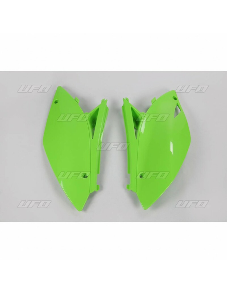 Plaques latérales - Vert - UFO Kawasaki 450 KXF 2009-2011