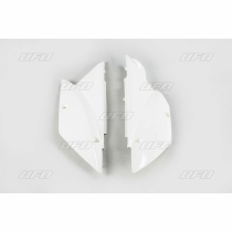 Plaques latérales - Blanc - UFO Kawasaki 110 KLX 2010-2013