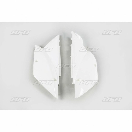 Plaques latérales - Blanc - UFO Kawasaki 110 KLX 2010-2013
