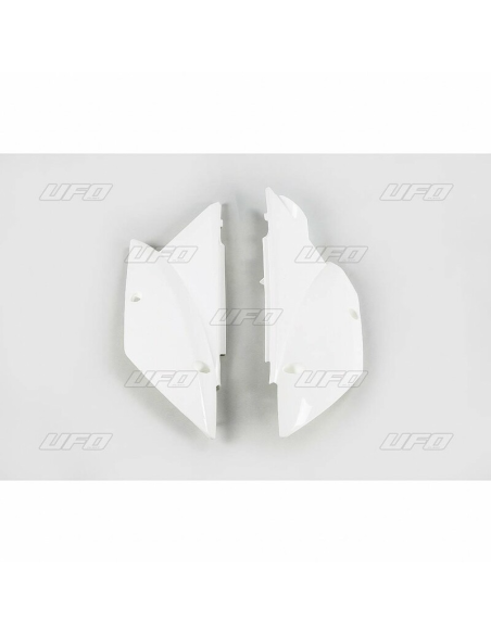 Plaques latérales - Blanc - UFO Kawasaki 110 KLX 2010-2013
