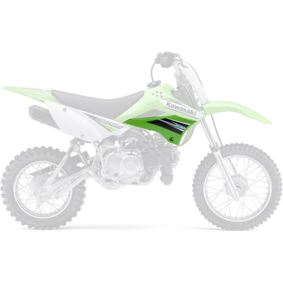 Plaque avant - Blanc - UFO Kawasaki 110 KLX 2010-2013