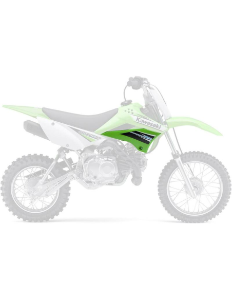 Plaque avant - Blanc - UFO Kawasaki 110 KLX 2010-2013