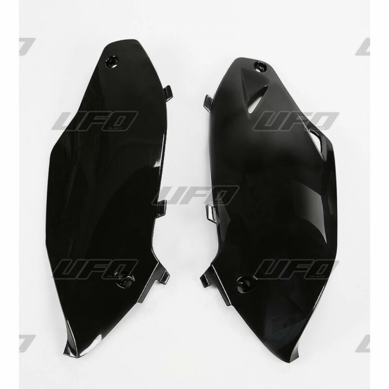 Plaques latérales - Noir - UFO Kawasaki 250 KXF 2013-2016 / 450 KXF 2012-2015