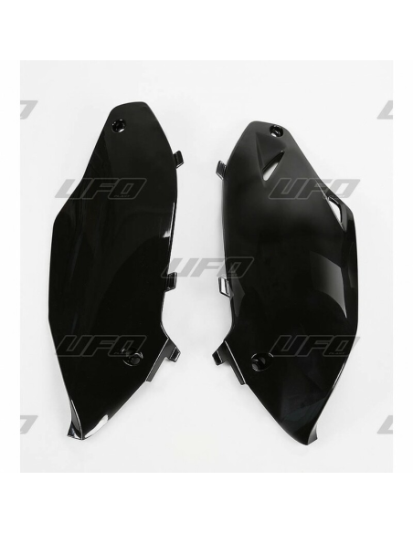 Plaques latérales - Noir - UFO Kawasaki 250 KXF 2013-2016 / 450 KXF 2012-2015