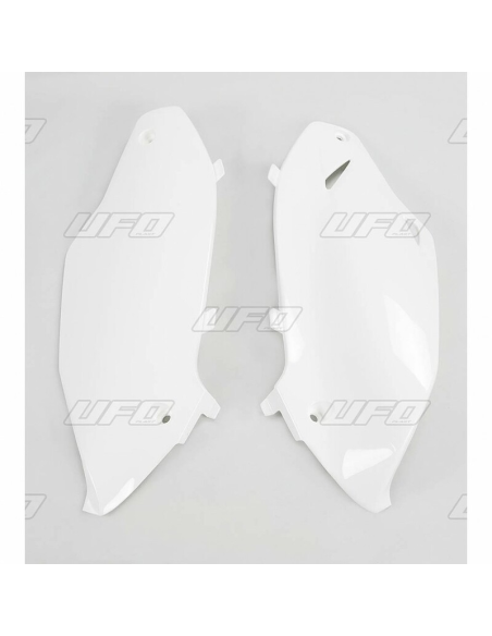 Plaques latérales - Blanc - UFO Kawasaki 250 KXF 2013-2016 / 450 KXF 2012-2015
