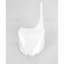 Plaque avant - Blanc - UFO Kawasaki 250 KXF 2013-2016 / 450 KXF 2013-2015
