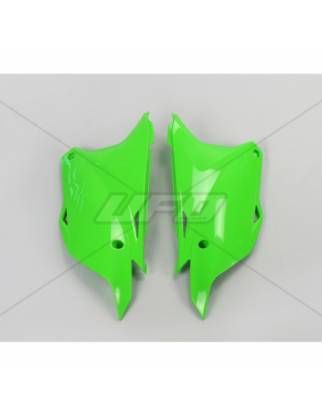 Plaques latérales - Vert - UFO Kawasaki 85 KX 2014-2016