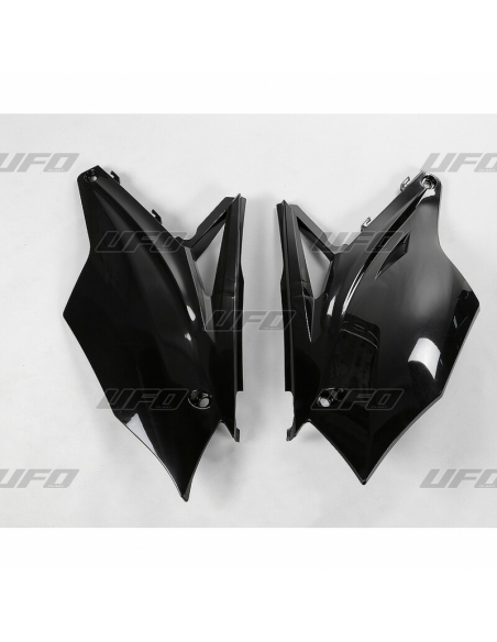 Plaques latérales - Noir - UFO Kawasaki 450 KXF 2016
