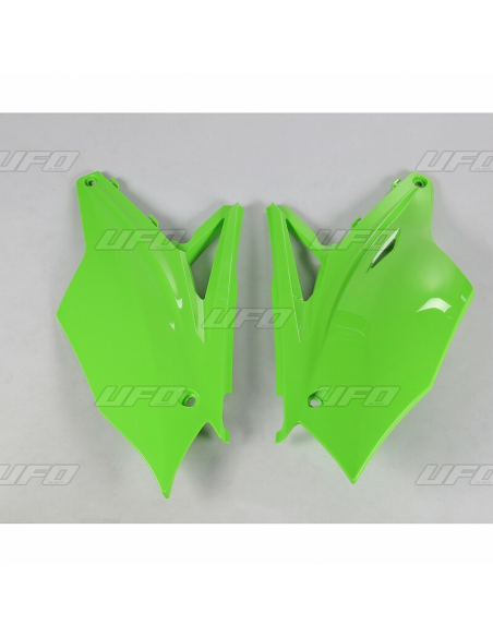 Plaques latérales - Vert - UFO Kawasaki 450 KXF 2016