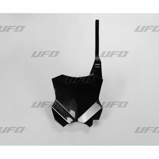 Plaque avant - Noir - UFO Kawasaki 450 KXF 2016-2026 / 250 KXF 2017-2026
