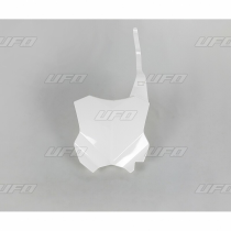 Plaque avant - Blanc - UFO Kawasaki 450 KXF 2016-2026 / 250 KXF 2017-2026