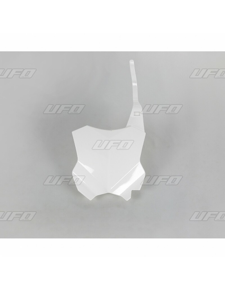 Plaque avant - Blanc - UFO Kawasaki 450 KXF 2016-2026 / 250 KXF 2017-2026