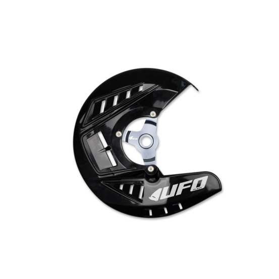 Protection disque - Noir - UFO OVERSIZE avec platine aluminium Kawasaki 250 450 KXF 2013-2016