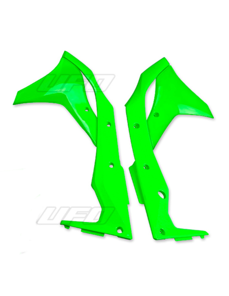Ouïes de radiateur - Vert Fluo - UFO Kawasaki 250 KXF 2017