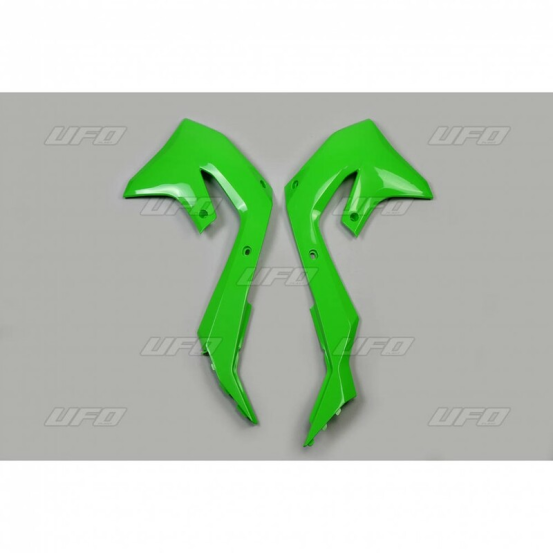 Ouies de radiateurs - Vert - UFO Kawasaki 450 KXF 2019