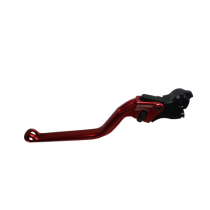 Levier d'embrayage fixe en aluminium usiné CNC anodisé rouge ACCOSSATO - HUSQVARNA - KTM