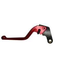 Levier d'embrayage fixe en aluminium usiné CNC anodisé rouge ACCOSSATO - BMW S 1000 RR 2010-2014