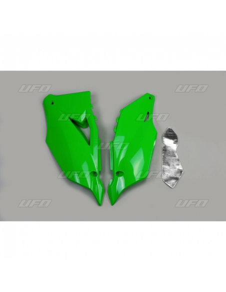 Plaques latérales - Vert - UFO Kawasaki 450 KXF 2019