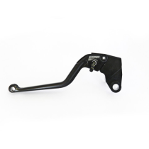 Levier d'embrayage fixe en aluminium usiné CNC anodisé noir ACCOSSATO - KAWASAKI