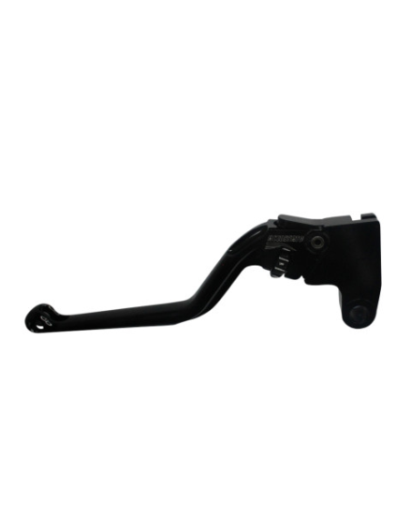 Levier d'embrayage fixe en aluminium usiné CNC anodisé noir ACCOSSATO - TRIUMPH
