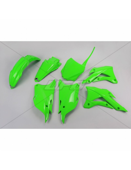 Kit plastiques - Vert Fluo - UFO Kawasaki 85 KX 2014-2018