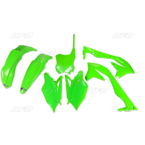 KIT PLASTIQUES - Vert Fluo - UFO Kawasaki 450 KX-F 2016-2017